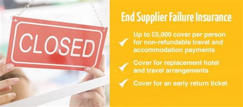 end supplier failure holiday insurance.